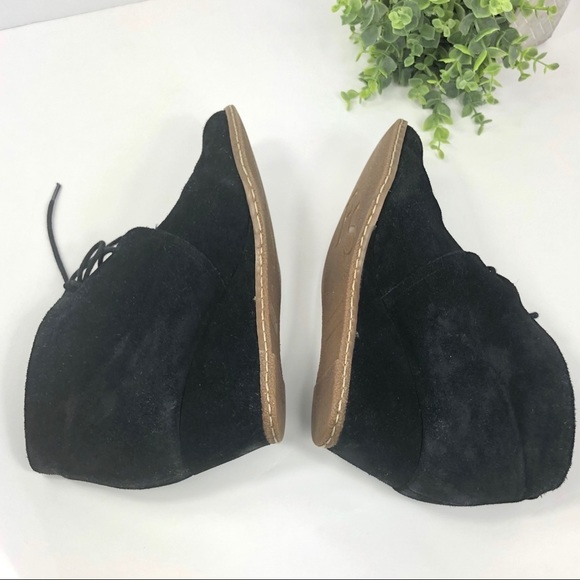 Franco Sarto Acquire - black Suede Booties size 7.5 - Picture 3 of 8